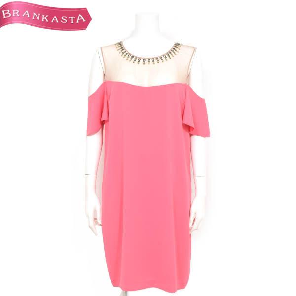 bg Maxazria bgマックスアズリア ワンピース 12 ビジュー装飾 オープンショルダー Gw特別セール 5 5まで 22mu66 中古ブランドショップブランカスタ 通販 Yahoo ショッピング