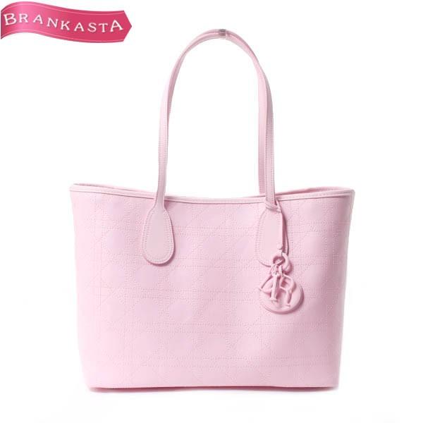 ディオール トートバッグ レディディオール カナージュ ピンク Christian Dior 期間限定特別セール 22wy45 中古ブランドショップブランカスタ 通販 Yahoo ショッピング