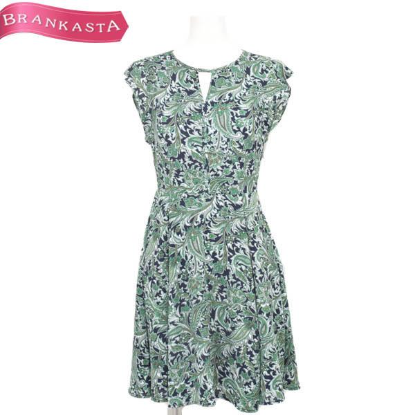 バナナリパブリック ワンピース ひざ丈 0 S相当 ペイズリー柄プリント グリーン ネイビー 白 Banana Republic 最大90 Off 10 還元 23qq14 中古ブランドショップブランカスタ 通販 Yahoo ショッピング