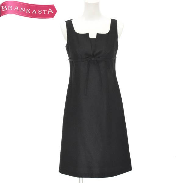 シビラ ワンピース ひざ丈 S ノースリーブ 胸下切替 リボン付 レディース 黒 Sybilla 美品 超p祭 クーポンで更に Off 23rp67 中古ブランドショップブランカスタ 通販 Yahoo ショッピング