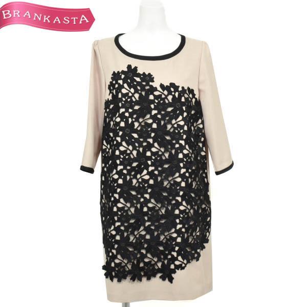ローズティアラ ワンピース ひざ丈 46 Xl相当 ボックスシルエット ひざ丈 大きいサイズ ライトベージュ 黒 Rose Tiara Gwセール 5 9まで延長 23py07 中古ブランドショップブランカスタ 通販 Yahoo ショッピング