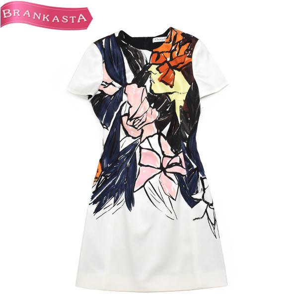 クリスチャンディオール ワンピース ひざ丈 I38 S相当 半袖 プリント シルク100 白 オレンジ 茶 ピンク Christian Dior 8 11迄 Paypayボーナス 10 23rc36 中古ブランドショップブランカスタ 通販 Yahoo ショッピング