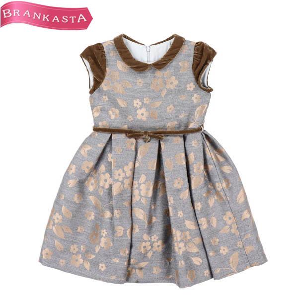 モナリザ ワンピース 6 子供服 花柄 ベロア使い ベルト付 女児 女の子用 キッズ グレー ブラウン Monnalisa 特大sale Offクーポン有 23se08 中古ブランドショップブランカスタ 通販 Yahoo ショッピング