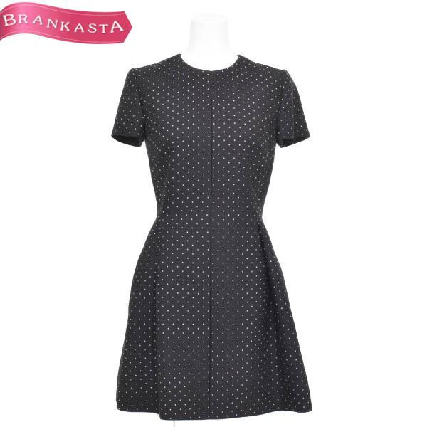 クリスチャンディオール ワンピース ミニ J I 40 Us 4 M相当 半袖 ドット柄 ウール 黒 Christian Dior 10 5迄限定 緊急特別セール 23qm47 中古ブランドショップブランカスタ 通販 Yahoo ショッピング