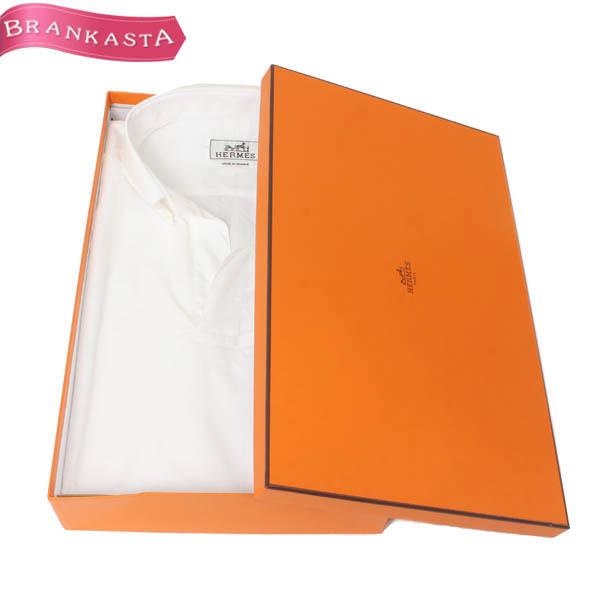 エルメス シャツ トップス 半袖 40 15 3 4 L相当 チェック柄 コットン 綿100 紳士服 メンズ 白 Hermes Paypay更に 10 還元中 23uj72 中古ブランドショップブランカスタ 通販 Yahoo ショッピング