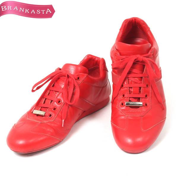 ディオールオム スニーカー 靴 41 26 26 5cm相当 レザー ローカット ロゴパーツ オールレッド メンズ 赤 Dior Homme 超p祭 クーポンで更に Off 23uj51 中古ブランドショップブランカスタ 通販 Yahoo ショッピング