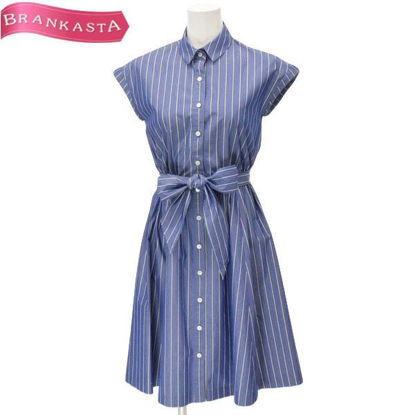 バーニーズニューヨーク シャツワンピース ミモレ ミディ丈 M ストライプ柄 ブルー 白 Barneys New York 美品 24h限定 10 Offクーポン有 41ff90 中古ブランドショップブランカスタ 通販 Yahoo ショッピング