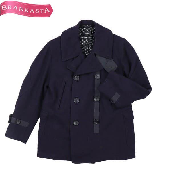 ビームスボーイ ピーコート Pコート 38 M 襟3way 長袖 ダブル ウール