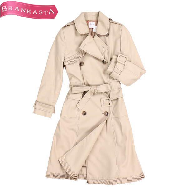 レッドヴァレンティノ トレンチコート 40 S〜M相当 プリーツヘム