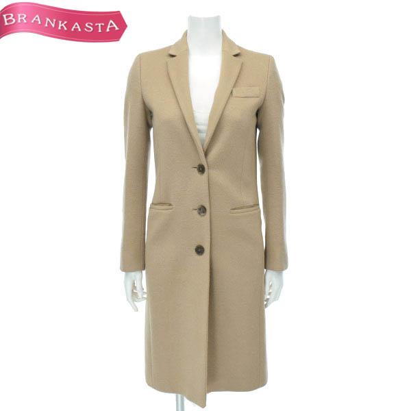 グッチ チェスターコート 38 M ウール テーラードカラー 長袖 シンプル