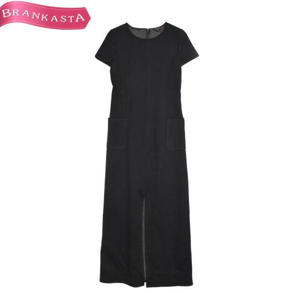 Tabasa タバサ ロングワンピース 半袖 ウール混 プレーティングカットソー 34 ブラック 10 5迄限定 緊急特別セール 22nq70 中古ブランドショップブランカスタ 通販 Yahoo ショッピング