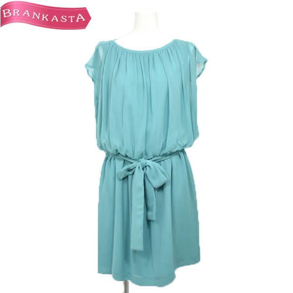 自由区 ブラウジングワンピース フレンチスリーブ シフォン ひざ丈 エメラルドグリーン系 7 24限定 最大24 5 付与 22mk41 中古ブランドショップブランカスタ 通販 Yahoo ショッピング