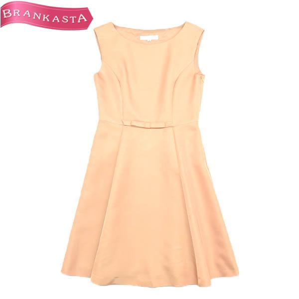 Strawberry Fields ストロベリーフィールズ ひざ丈ワンピース リボン付 ノースリーブ ペールオレンジ 夏のp祭 最大90 Off 22mi52 中古ブランドショップブランカスタ 通販 Yahoo ショッピング