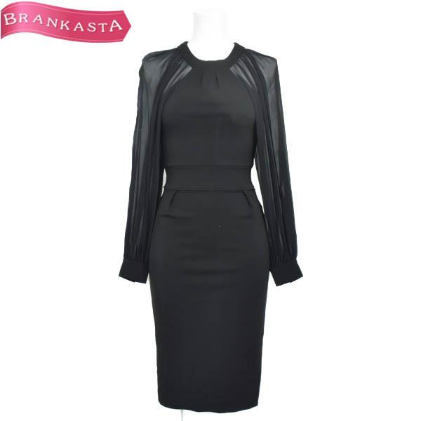 Gucci グッチ ミモレ丈 タイトワンピース 長袖 異素材 シルクシフォン Xs ブラック 特大sale Offクーポン有 22nq14 中古ブランドショップブランカスタ 通販 Yahoo ショッピング