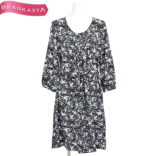 ローラアシュレイ サックワンピース 花柄 ミモレ丈 13 L相当 チャコールブラック Laura Ashley 8月30日 最大 還元 22or68 中古ブランドショップブランカスタ 通販 Yahoo ショッピング