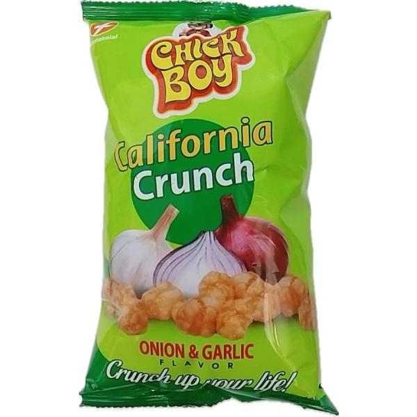 CHICK BOY California Crunch Onion &amp; Girlic FLAVOR 100g フィリピン