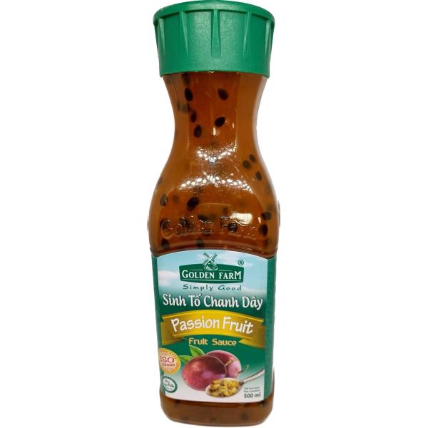 検索用キーワード【パッションフルーツソース/パッションフルーツ/ソース/Passion Fruit Sauce/Golden Farm/ベトナム】
