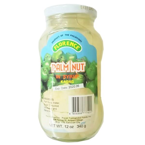 検索用キーワード【サトウヤシの実/椰子の実/ハロハロ/HALO-HALO/デザート作り/椰子のシロップ漬け/Florence Kaong/フローレンス　カオン/フィリピン/Philippines】