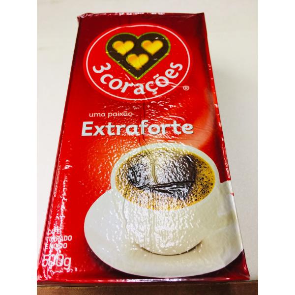 トレス コラソン コーヒー 3 Coracoes Extraforte Cafe 500g ブラジル
