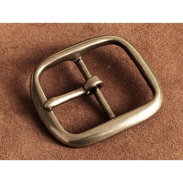 真鍮製 レザーベルト用バックル (角丸スクエア)玉プラ塗装仕上げ ベルト幅40mm:ブラス ギャリソンベルト 大きい カスタムパーツ :brass00329:BRASS STORE 通販 サドルレザー 真鍮バックル クロコダイル型押し 40mm ギャリソンベルト