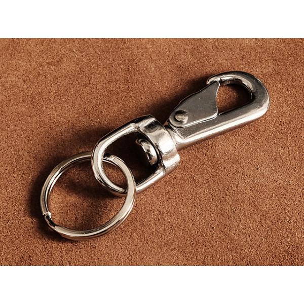 シルバー アイスナップ ナスカン キーホルダー（Sサイズ）ステンレス 
