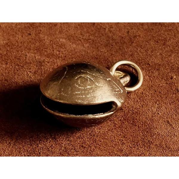 丸カン付き 真鍮 虎鈴 キーホルダー（XL）/ ブラス 銅 トラ タイガー