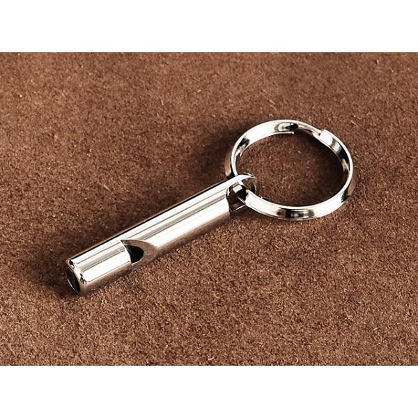 ホイッスル キーホルダー（シルバー）笛 ミニサイズ 小さい 楽器
