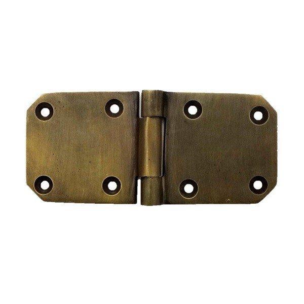 V074 蝶番 真鍮 ドア アンティークゴールド ネコポス発送可 : 真鍮