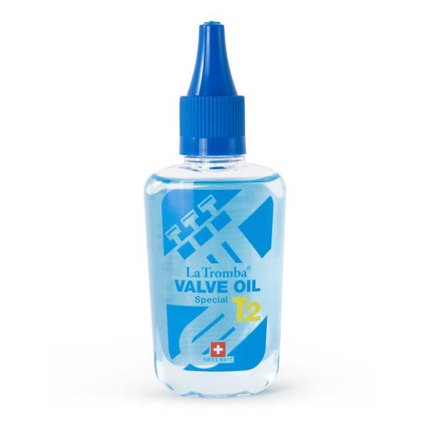 La Tromba　T2 Valve Oil Special（T2 ヴァルヴ・オイル スペシャル）（粘度：軽め） 内容量 63mL 原産国 スイス 説明 優れた潤滑性を持つライトブルーのオイル。すべての金管楽器のヴァルヴにお使いいただけます...