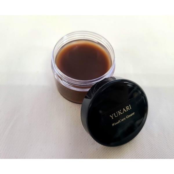 WoodCare Grease　〜木部をいたわるコルクグリス〜Lサイズ　容量:20ml【主成分】植物性乾性油、蜜蝋、グラナディラ抽出物【製品の特徴】YUKARI WoodCare Grease は、木管楽器のジョイントに優しく、木部のコンデ...