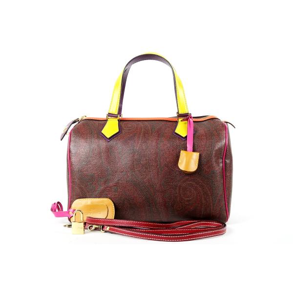 ETRO 【超美品】ETRO エトロ ペイズリー 2WAY ミニボストン ETRO 【超美品】ETRO エトロ ペイズリー 2WAY ミニボストン