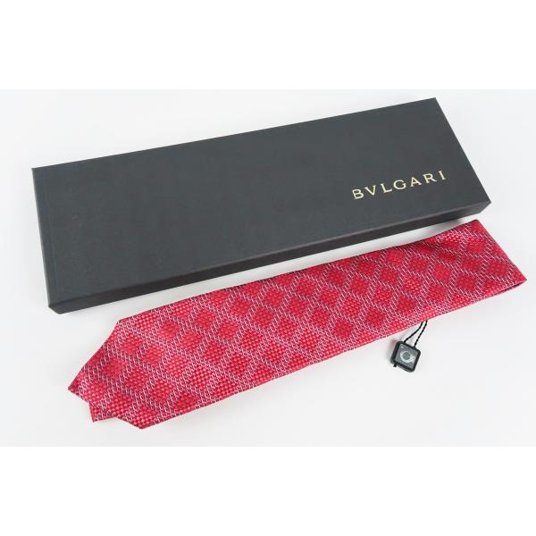 BVLGARI（ブルガリ） 【新品同様・未使用】BVLGARI ネクタイ シルク100