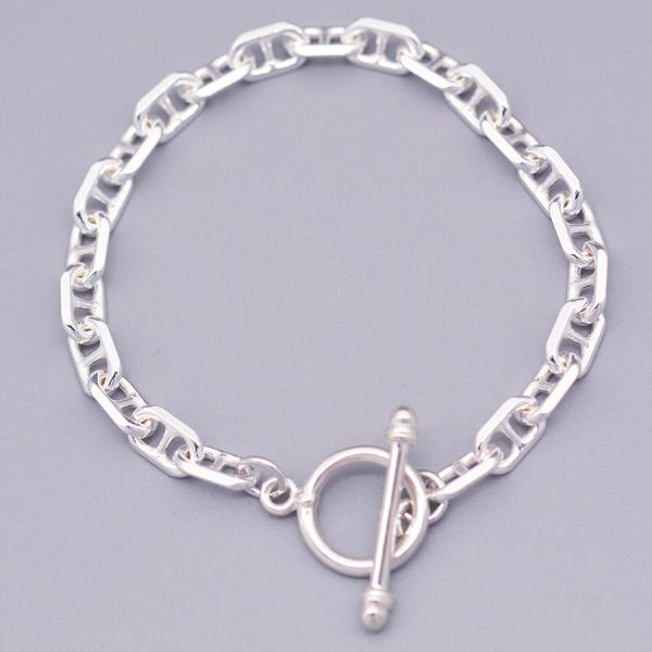 カットアンカーチェーンブレスレットsv925シルバー : CASHO - 通販