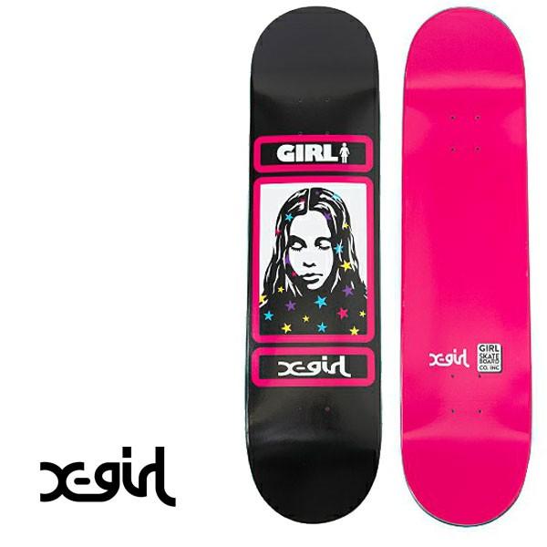 X-girl×GIRL SKATEBOARDS GIRL&FACE DECK デッキ 板 スケボー