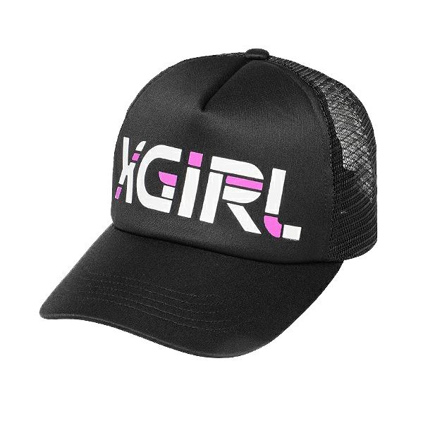 X-girl エックスガール メッシュキャップ ロゴ SLASH LOGO MESH