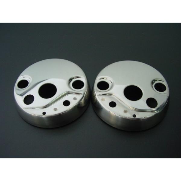 1351□CB400F/CB350F メッキメーターカバー下側セット ヨンフォア