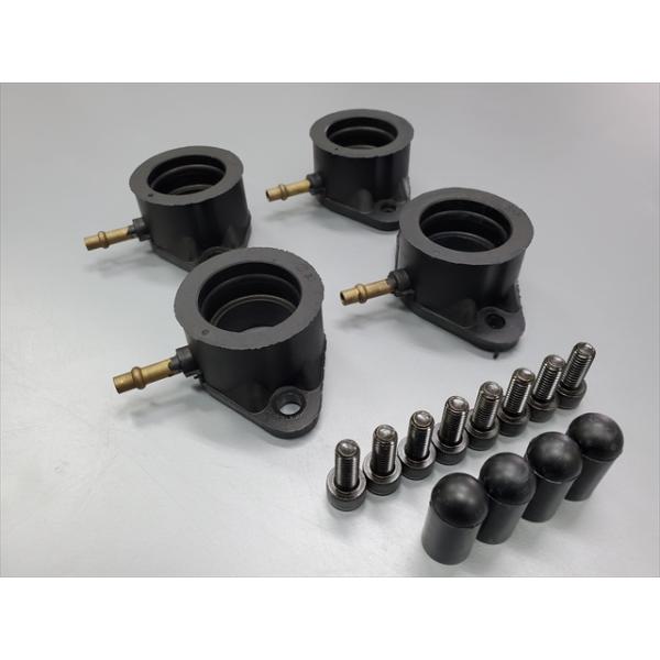 8730□Z400FX 純正キャブレターインシュレーターフルセット(16点