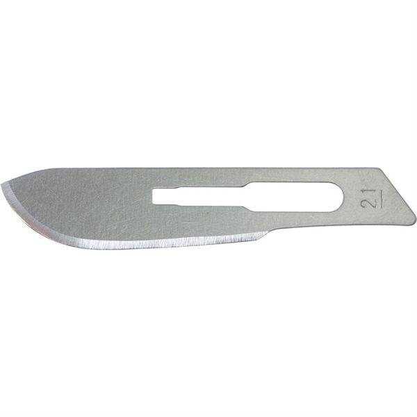 曲線刃が特徴的な、全長53mmの滅菌ブレードです。1枚換算約18円、100枚入りでお買い得です。【メーカー】BRC【材質】ステンレス【内容量】100枚入り【全長】53mm【対応メスホルダー】10-104：メスホルダー　ＮＯ．４【包装】1枚ず...