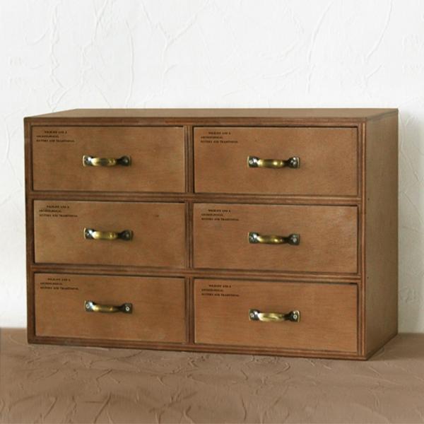 引き出し収納 小物入れ 木製 チェスト No.4 アンティーク 救急箱 裁縫