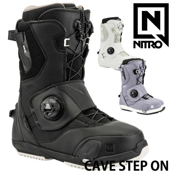 NITRO スノーボードブーツ 女性用 NITRO（ナイトロ） 24-25 NITRO/ナイトロ CAVE STEP ON ケイブ