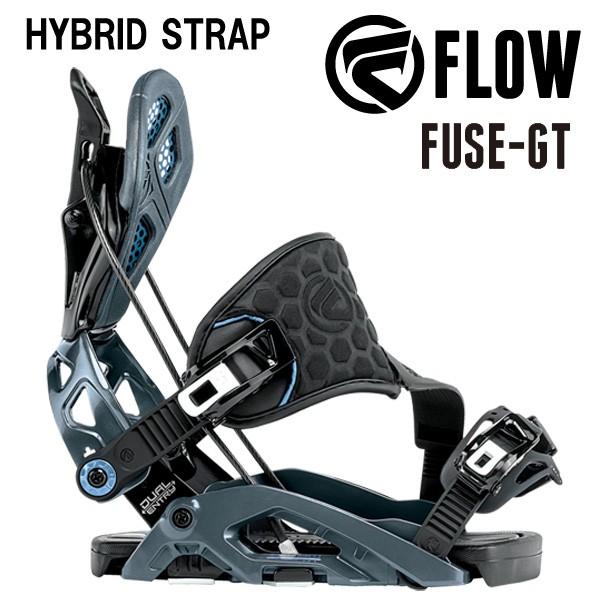 即出荷 17-18 FLOW/フロー FUSE-GT HYBRID メンズ レディース ビンディング バインディング スノーボード 2018 型落ち