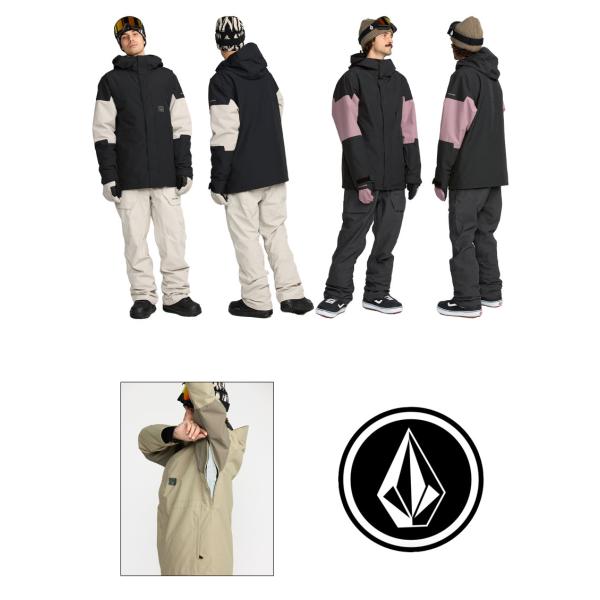 25-26 VOLCOM/�{���R�� PRIMRY jacket ���p�������� �����Y ���f�B�[�X �h���W���P�b�g �X�m�[�{�[�h�E�F�A �X�m�[�E�F�A�[ 2026 �^���� ���i�摜5