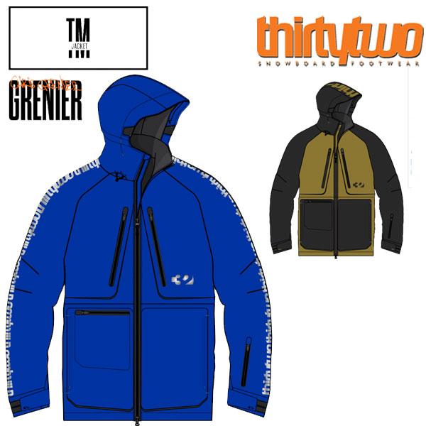 22-23 THIRTYTWO/サーティーツー TM jacket チームジャケット メンズ レディース 防水ジャケット スノーボードウェア  スノーウェアー 2023