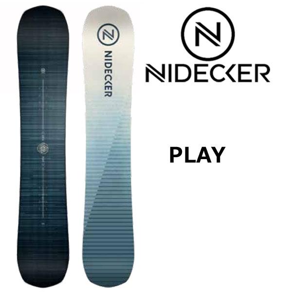23-24 NIDECKER / ナイデッカー PLAY プレイ メンズ スノーボード 板 2024 予約商品