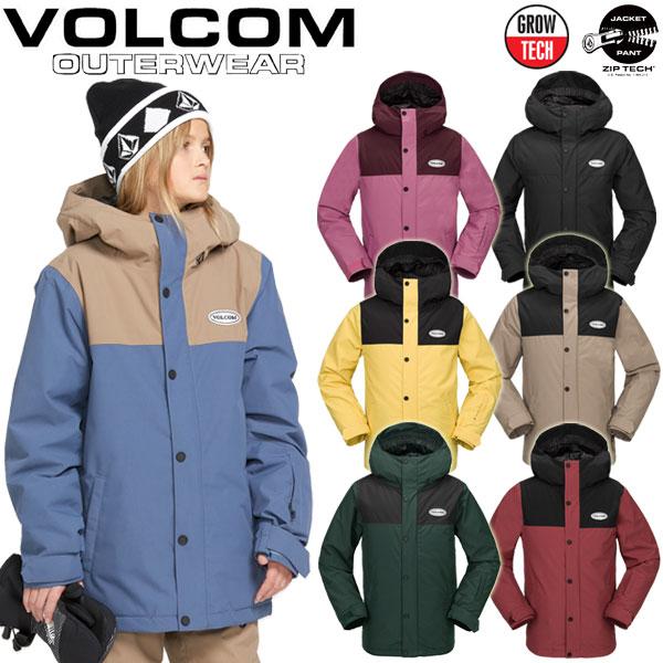 24-25 VOLCOM/ボルコム STONE.91 INS jacket ユース キッズ 子供用 防水ジャケット スノーボードウェア スノーウェアー 2025 型落ち