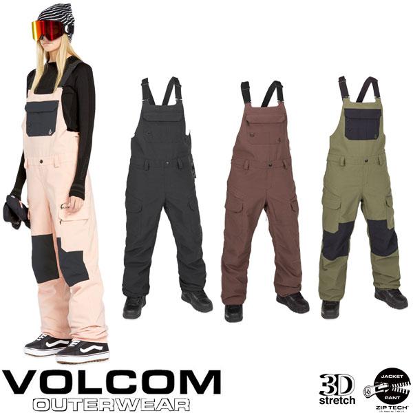 VOLCOM  ビブパンツ　レディースLサイズ VOLCOM 23-24 ボルコム ELM STRETCH GORE-TEX BIB OVERALL