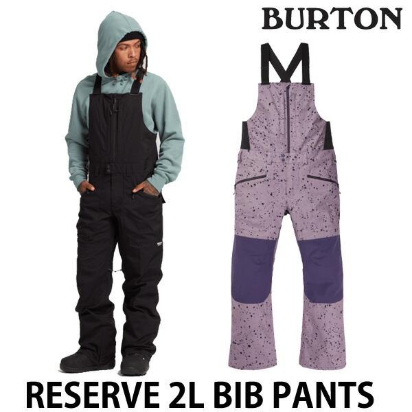 22-23 BURTON/バートン RESERVE BIB 2L pants メンズ レディース 防水ビブパンツ スノーボードウェア スノーウェアー  2023