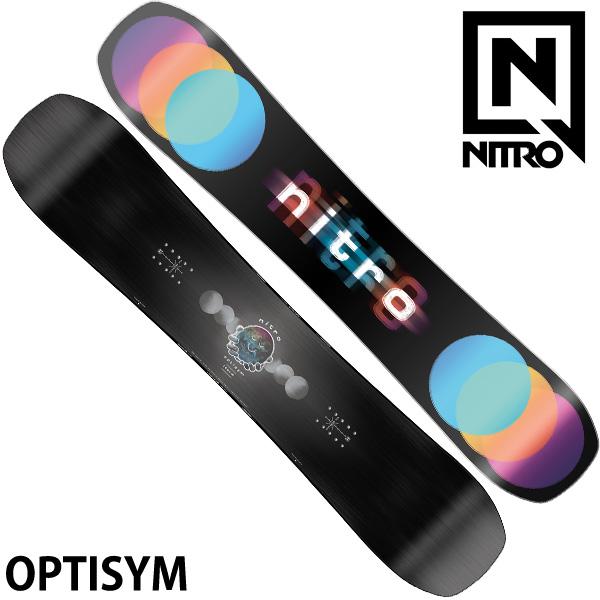 23-24 NITRO / ナイトロ OPTISYM オプティシム メンズ レディース スノーボード パーク グラトリ 板 2024 予約商品