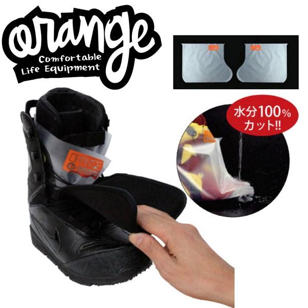 orange【Boots DrySocks】ブーツのインナーに被せるだけで外部からの水分の浸入を100%カット●ブーツのインナーに被せるだけで簡単●薄型のビニールクリアを使用しているのでフィット感を損ないません●外部からの水分で濡れないので...