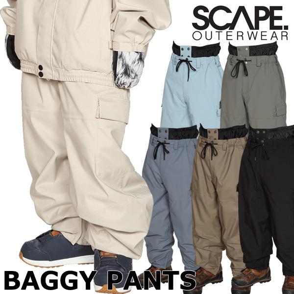 23-24 SCAPE/エスケープ BAGGY PANTS バギーパンツ メンズ 23-24 SCAPE/エスケープ BAGGY PANTS バギーパンツ メンズ